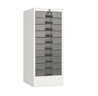 Ten Drawers Steel Filing Cabinet Tall Black Chest Of Drawers Cabinet