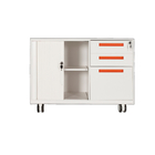 Electrostatic Metal Mobile Pedestal Storage Cabinets With Adjustable Shelves