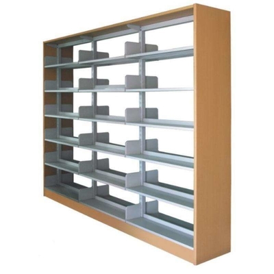 Wooden Frame 2.0mm Library Steel Rack 950mm Width Metal Storage Rack