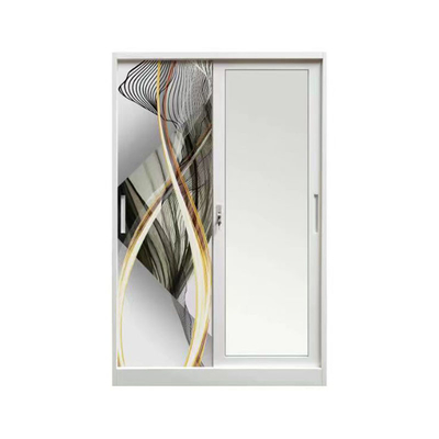 Home Metal Wardrobe Closets RAL Colour Vertical Wardrobe Storage H1850mm
