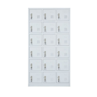 3 Lines 18 Doors Multifunctional Steel Cabinet Metal Lockers