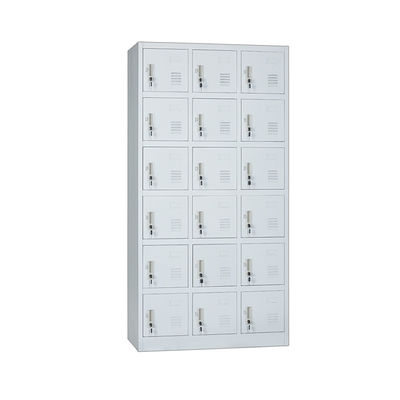 3 Lines 18 Doors Multifunctional Steel Cabinet Metal Lockers