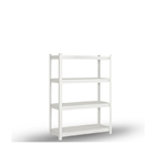 Easy Assembled Metal Corner Display Shelf / Bathroom Metal Book Shelf