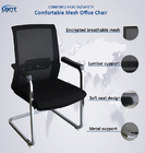 Metal Base Swivel Mesh Office Chair Black Molded Cushion Seat Type