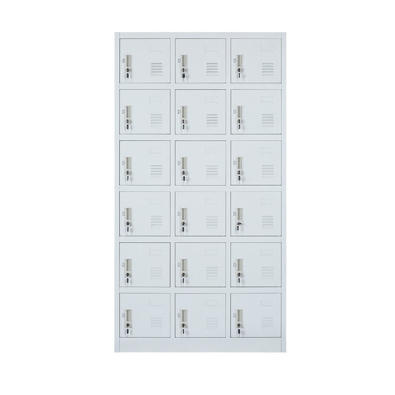 3 Lines 18 Doors Multifunctional Steel Cabinet Metal Lockers